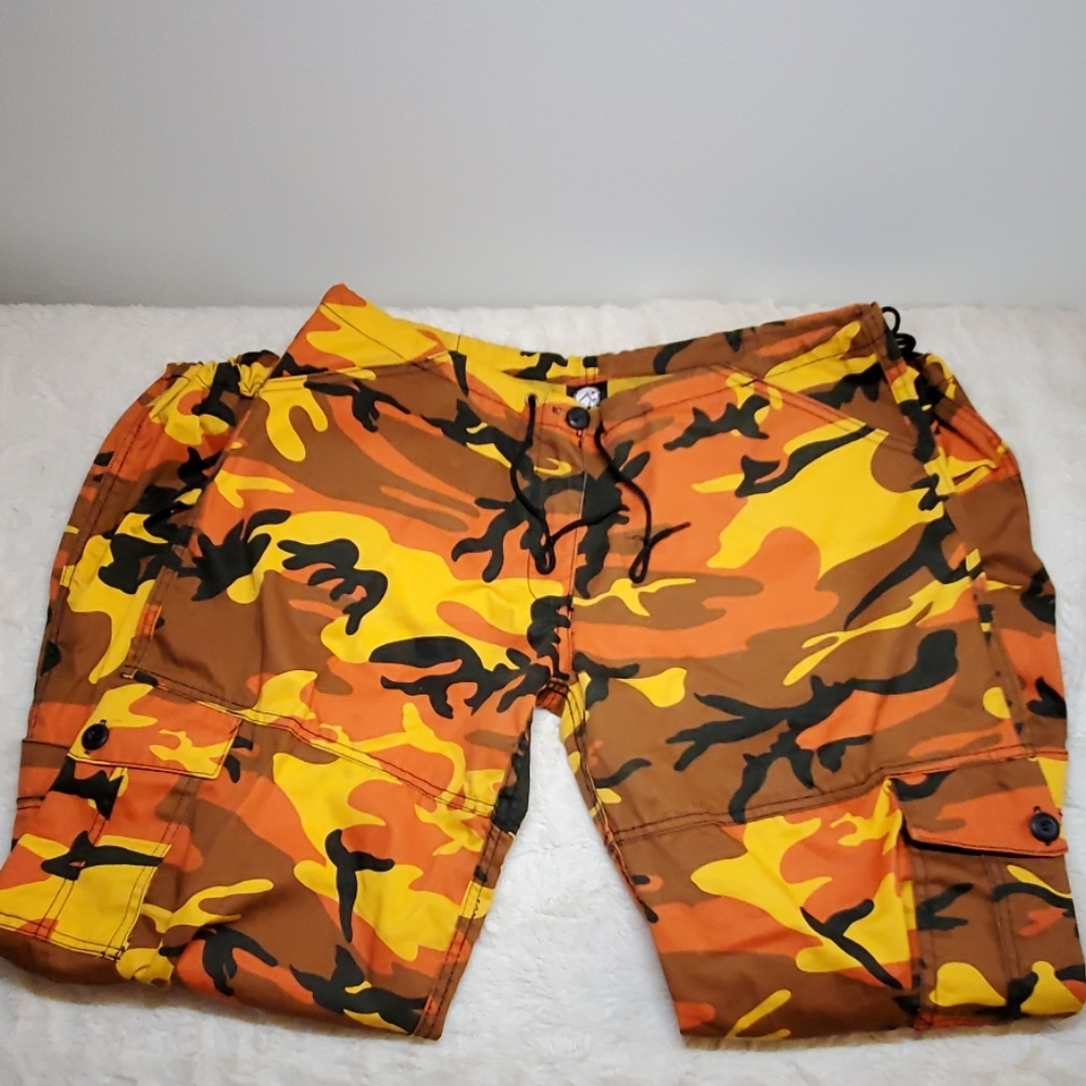 Rothco Orange Camo BDU Pants